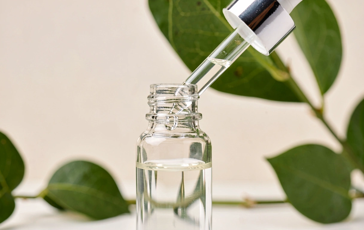 Premium ansiktsserum i glasflaska